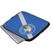 Las Vegas City Flag Laptop Sleeve (Vorne Knopf)