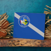 Las Vegas City Flag Plaque Fotoplatte (Seite)