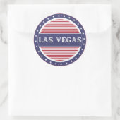 Las Vegas City Pride Emblem – American Identity Runder Aufkleber (Tasche)