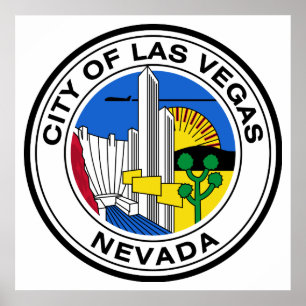 Las Vegas City Siegel (Nevada) Poster
