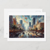 Las Vegas Cityscape Postkarte (Vorne/Hinten)