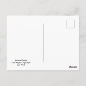 Las Vegas Cityscape Postkarte (Rückseite)