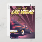 Las Vegas Classic Reiseplakat Postkarte (Vorne/Hinten)