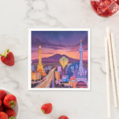 Las Vegas Cocktail Napkin Serviette (Beispiel)