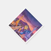 Las Vegas Cocktail Napkin Serviette (Ecke)