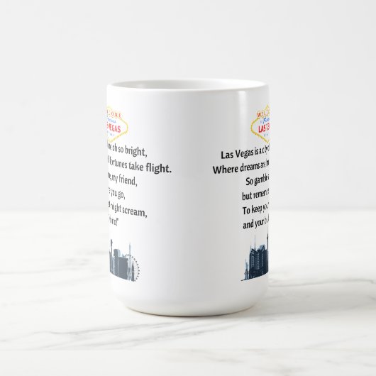 Las Vegas Coffee Tasse (Mittel)