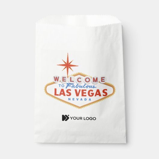 Las Vegas Corporate Event-Logo Geschenktütchen (Vorderseite)
