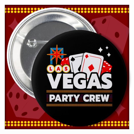Las Vegas Crew Party Squad Vegas Trip Las Vegas Button