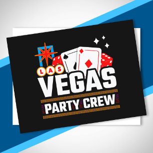 Las Vegas-Crew - Party-Trupp - Vegas-Trip Postkarte