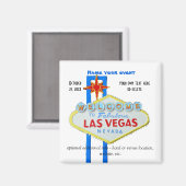 Las Vegas Custom-Ereignis Magnet (Vorderseite/Rückseite)
