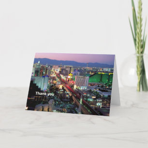 Las Vegas DANK YOU Card Dankeskarte