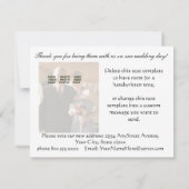 Las Vegas danken Ihnen Jungvermählten Dankeskarte (Rückseite)