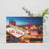 Las Vegas, das Einladung Wedding ist (Stehend Vorderseite)