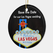 Las Vegas, das Mitteilung Wedding ist Keramikornament (Links)