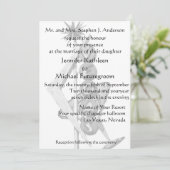 Las Vegas, das Vintages Neonzeichen Wedding ist Einladung (Stehend Vorderseite)