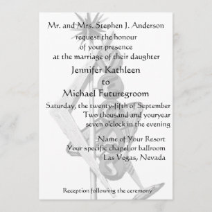 Las Vegas, das Vintages Neonzeichen Wedding ist Einladung