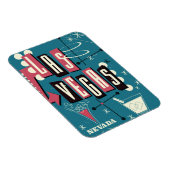 Las Vegas, das Vintages Reiseplakat Nevadas Magnet (Rechte Seite)