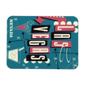 Las Vegas, das Vintages Reiseplakat Nevadas Magnet (Horizontal)