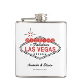 Las Vegas, das | Wedding Flasche Wedding ist Flachmann (Vorderseite)
