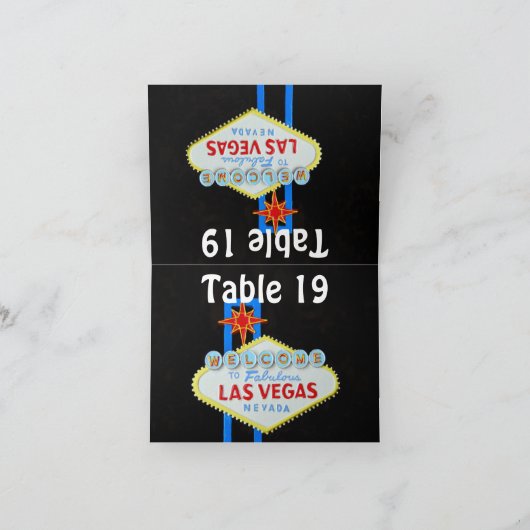 Las Vegas, das zugewiesene Sitzplätze Wedding ist Karte (Innenseite)