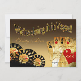 Las Vegas Deluxe Wedding | Sand Einladung