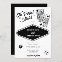 Las Vegas Destination Perfect Match Wedding Black