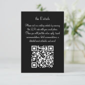 Las Vegas Destiny Gold Glitzer Hochzeitsdetails Einladung (Stehend Vorderseite)