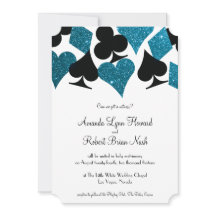 Las Vegas Destiny Malibu Blue Glitzer Wedding