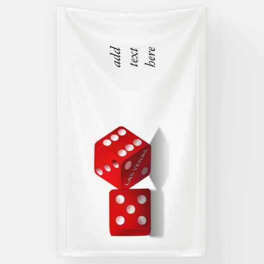 Las Vegas Dice Banner (Vertikal)