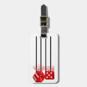 Las Vegas Dice Gepäckanhänger (Vorderseite vertikal)