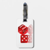 Las Vegas Dice Gepäckanhänger (Rückseite vertikal)