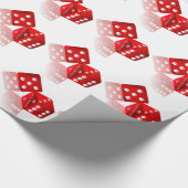 Las Vegas Dice Geschenkpapier (Ecke)