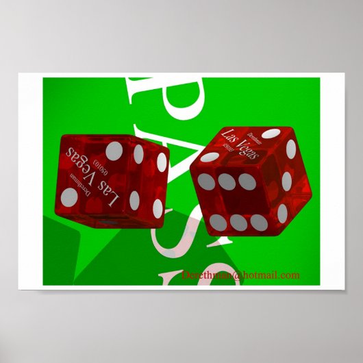 Las Vegas Dice I (Druck) Poster (Vorne)