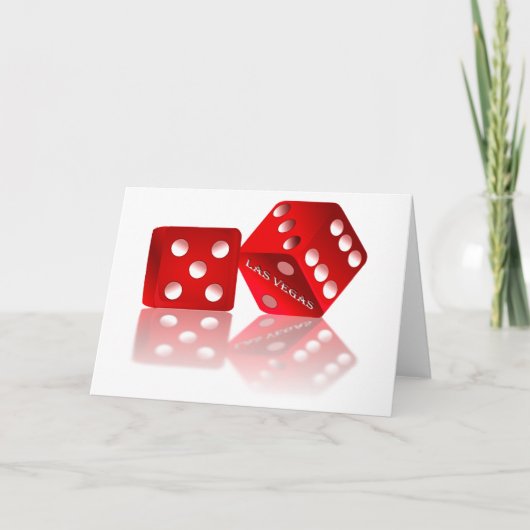 Las Vegas Dice Karte (Vorderseite)