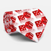 Las Vegas Dice Krawatte (Gerollt)