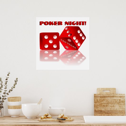 Las Vegas Dice Poster (Küche)