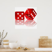 Las Vegas Dice Poster (Küche)