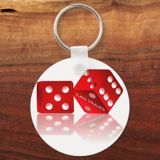 Las Vegas Dice Schlüsselanhänger (Vorderseite)