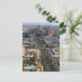 Las Vegas Eiffel Tower Strip Postkarte (Stehend Vorderseite)