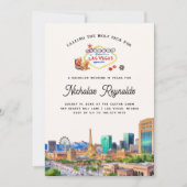 Las Vegas | Einladung von Bachelor (Vorderseite)