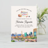 Las Vegas | Einladung von Bachelor (Stehend Vorderseite)