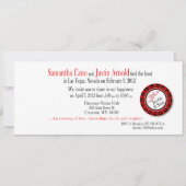 Las Vegas Empfang (kontaktieren Sie mich, um 4u zu Einladung (Rückseite)