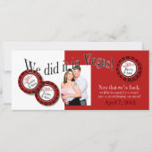 Las Vegas Empfang (kontaktieren Sie mich, um 4u zu Einladung (Vorderseite)