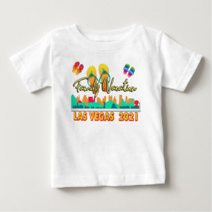 Las Vegas Familienurlaub 2021 Sommersaison T-Shi Baby T-shirt