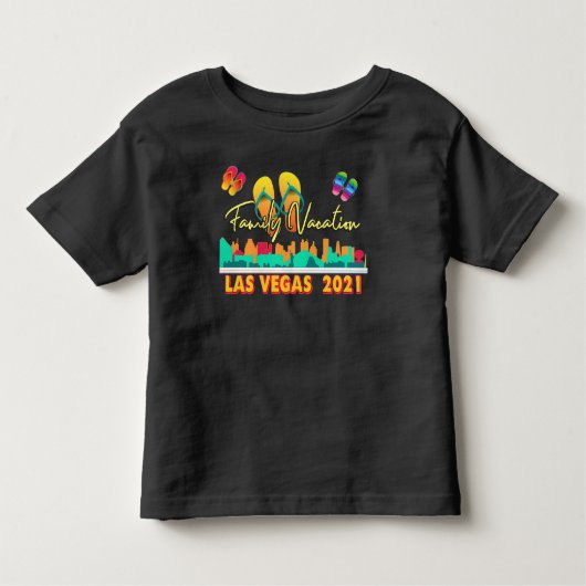 Las Vegas Familienurlaub 2021 Sommersaison T-Shi Kleinkind T-shirt (Vorderseite)