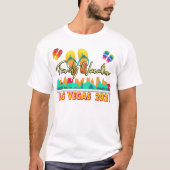 Las Vegas Familienurlaub 2021 Sommersaison T-Shi T-Shirt (Vorderseite)