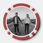 Las Vegas Favor Geschenk Willkommenssignatur Roter Pokerchips (Rückseite)