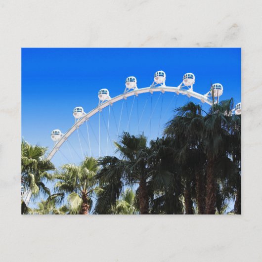 Las Vegas Ferris Wheel 2 Postkarte (Vorderseite)
