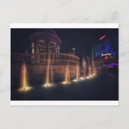 Las Vegas-Flamingo-Hotel-Brunnen-Architektur Postkarte