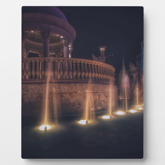 Las Vegas Flamingo Hotel Fountain Architektur Fotoplatte (Vorderseite)